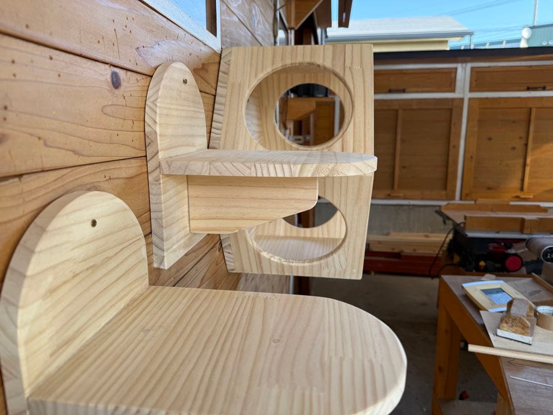 Cat's工房　6角ハウス&キャットステップセット