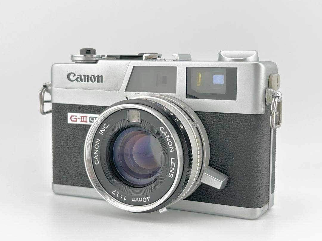【完動品】 Canon Canonet QL17 GIII 動作確認モルト貼替済