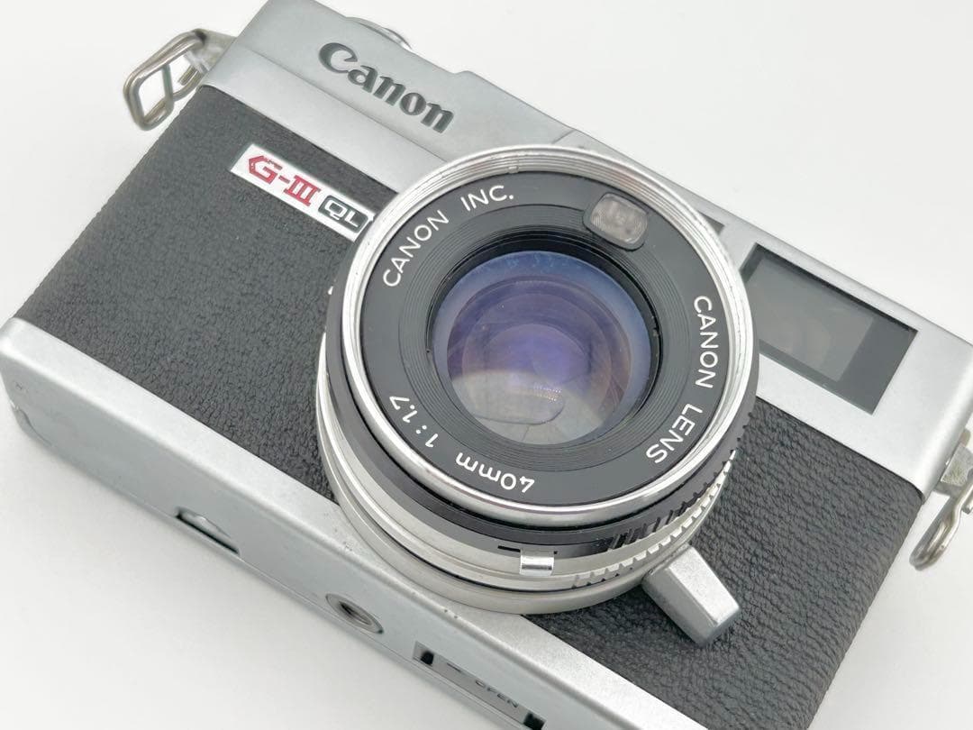 【完動品】 Canon Canonet QL17 GIII 動作確認モルト貼替済