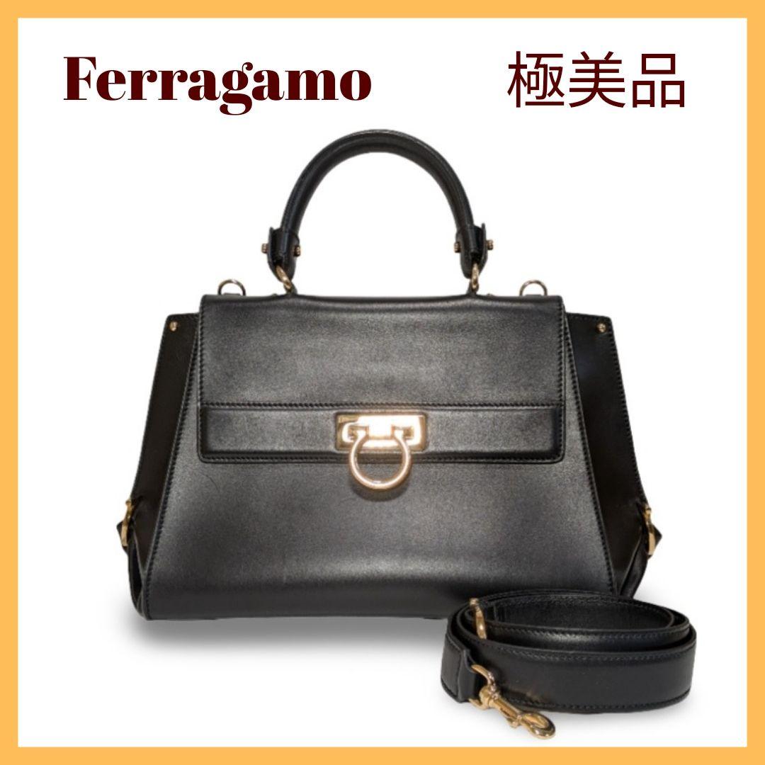 【極美品】Ferragamoフェラガモ ソフィア ハンドショルダーバッグ