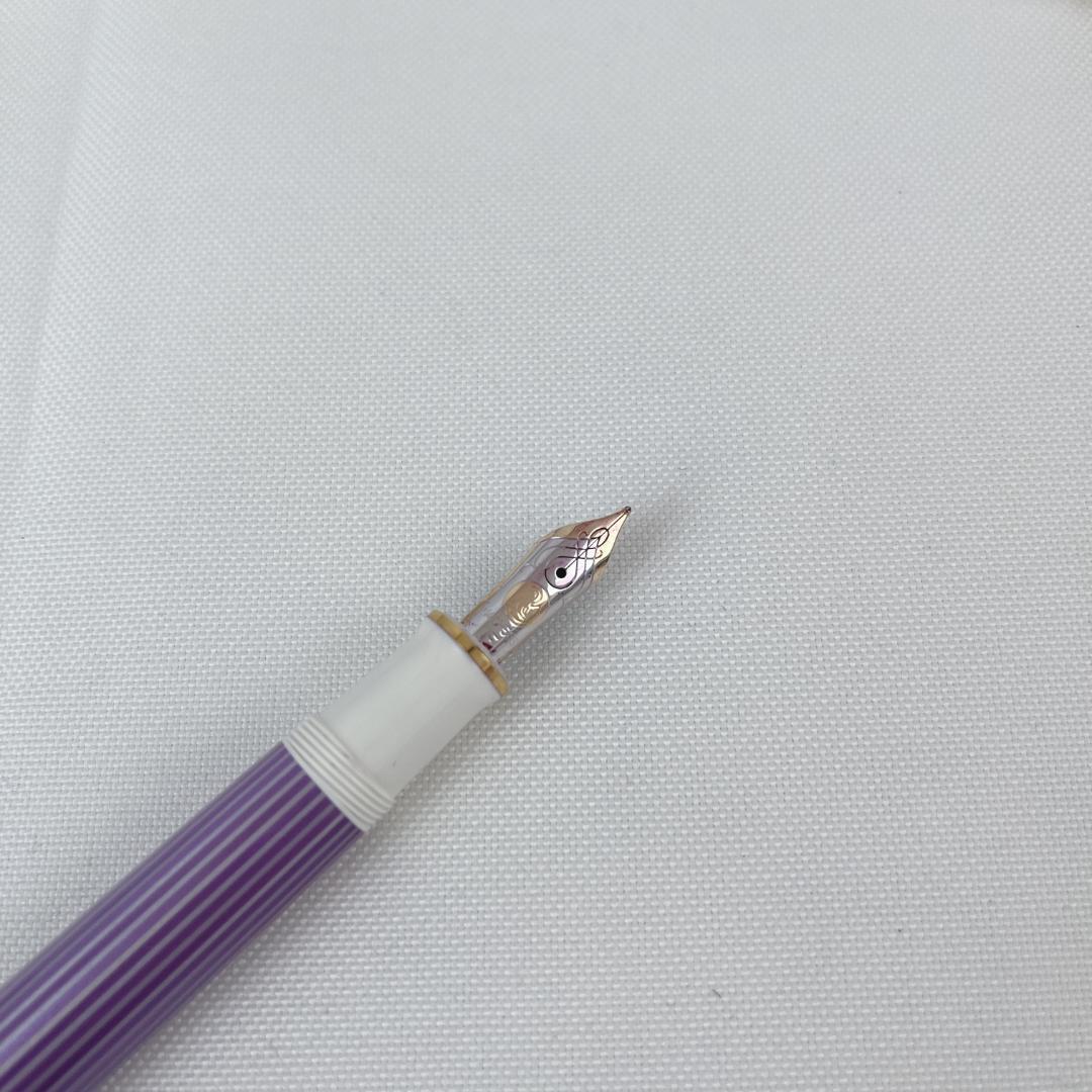 美品☘️ ペリカン スーベレーンM600バイオレット/ホワイト 万年筆