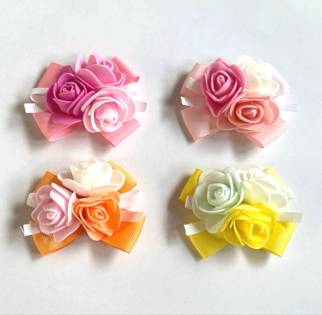 ダダブジ 様★ハロウィン★バラ2色トリミングリボンチョーカーNO1