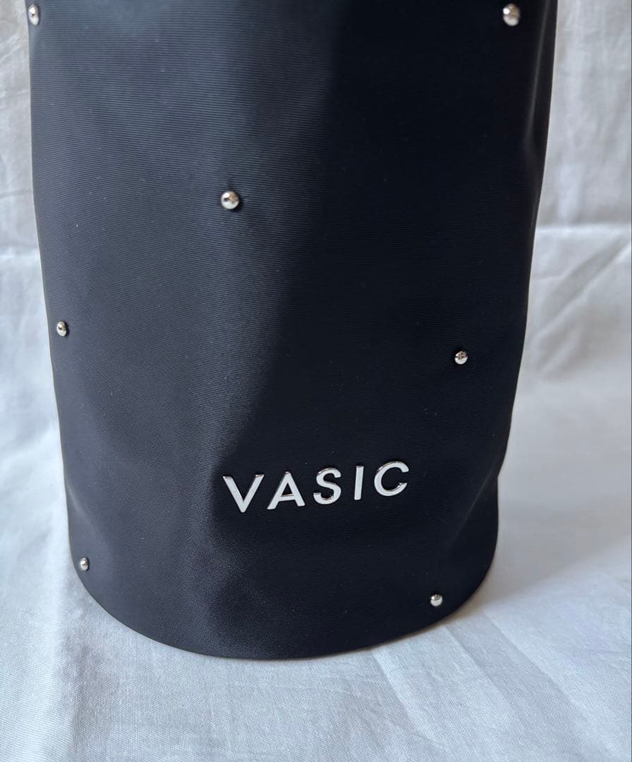 【VASIC】 DAY-TO DRAWSTRING STUDS ブラック