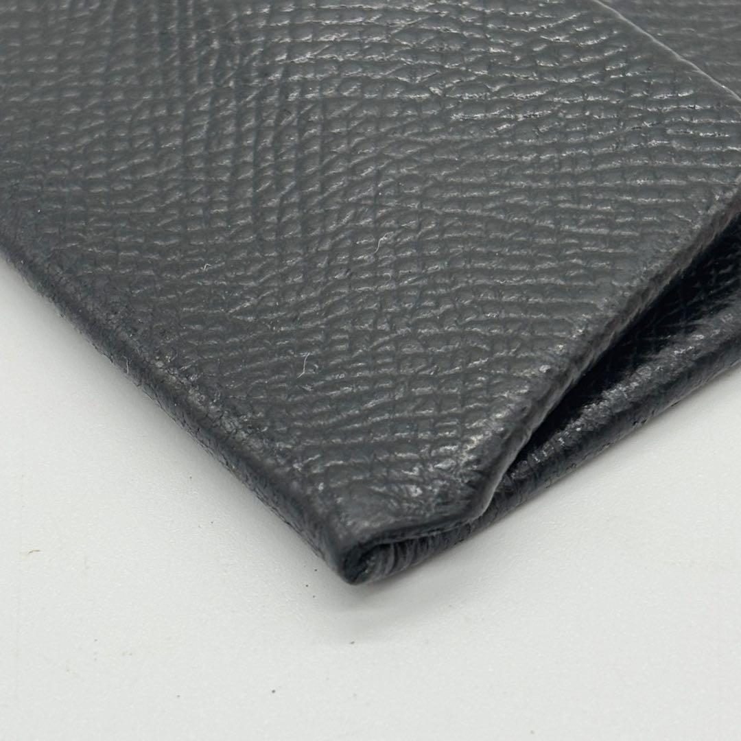 HERMES ケース バスティア レザー ヴォー エプソン ブラック