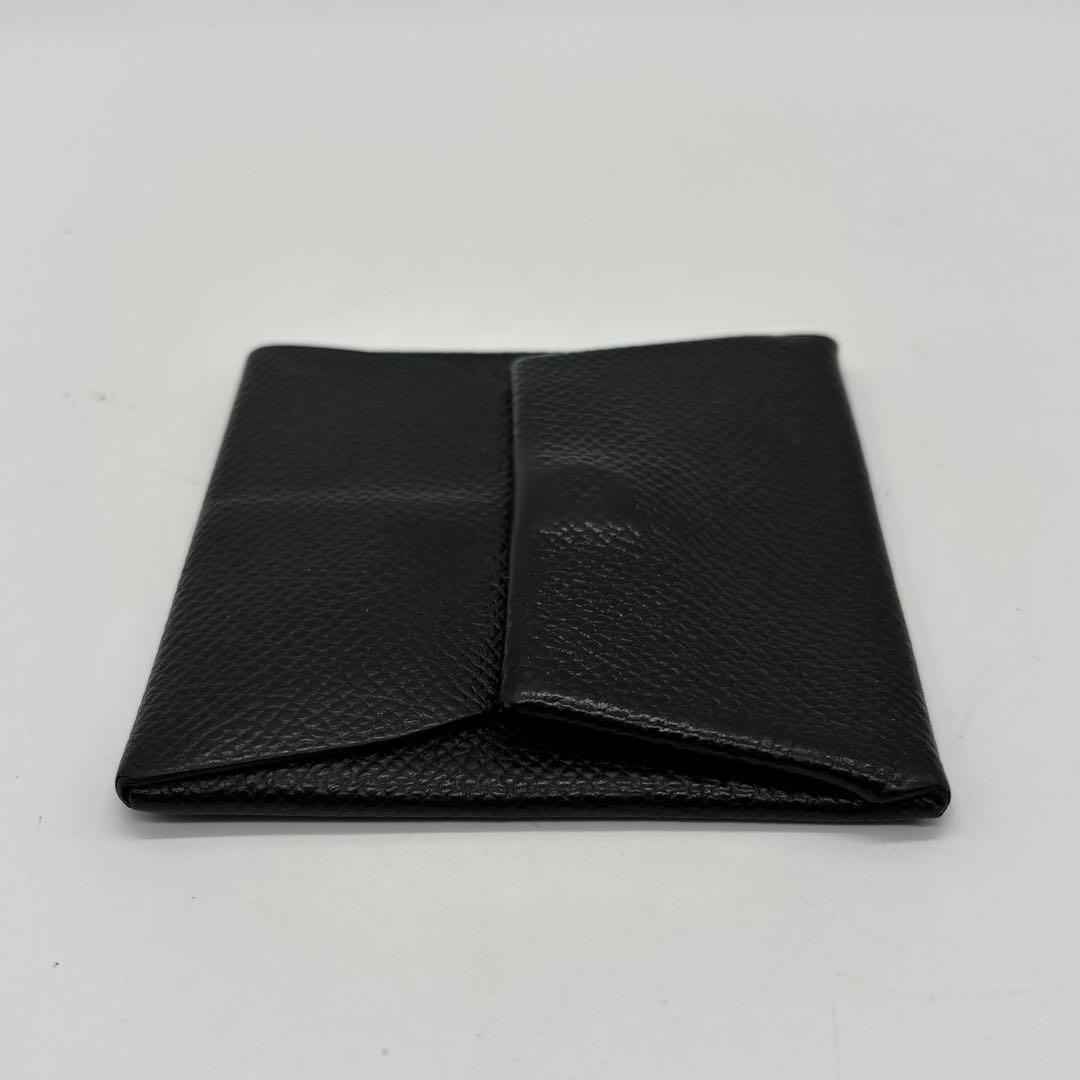 HERMES ケース バスティア レザー ヴォー エプソン ブラック