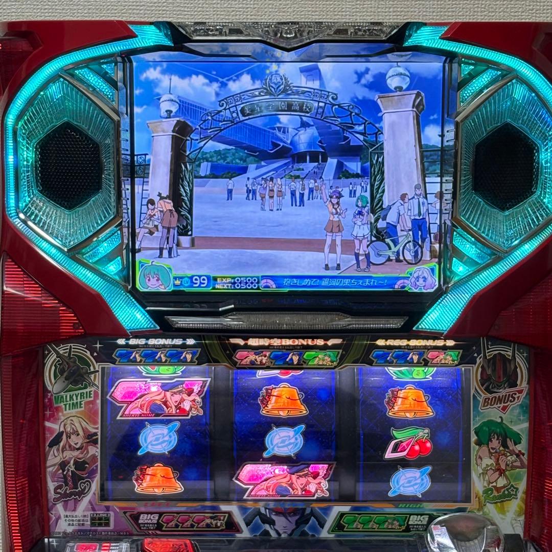 【パチスロ実機】マクロスF(フロンティア) はじまりの歌、銀河に響け！【家スロ】