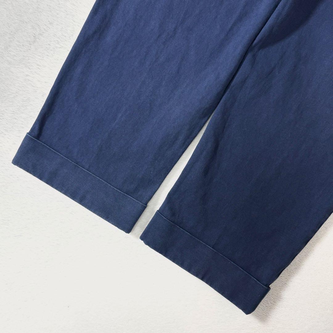 PT01 BEAMS F スリムフィット ストレッチ チノ ネイビー 52