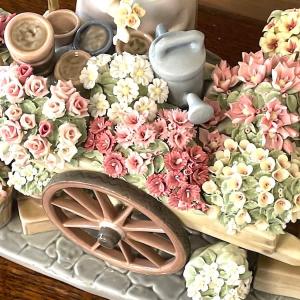 リヤドロ　公園通りの花屋さん　フィギュリン　LLADRO 人形　ポーセリン