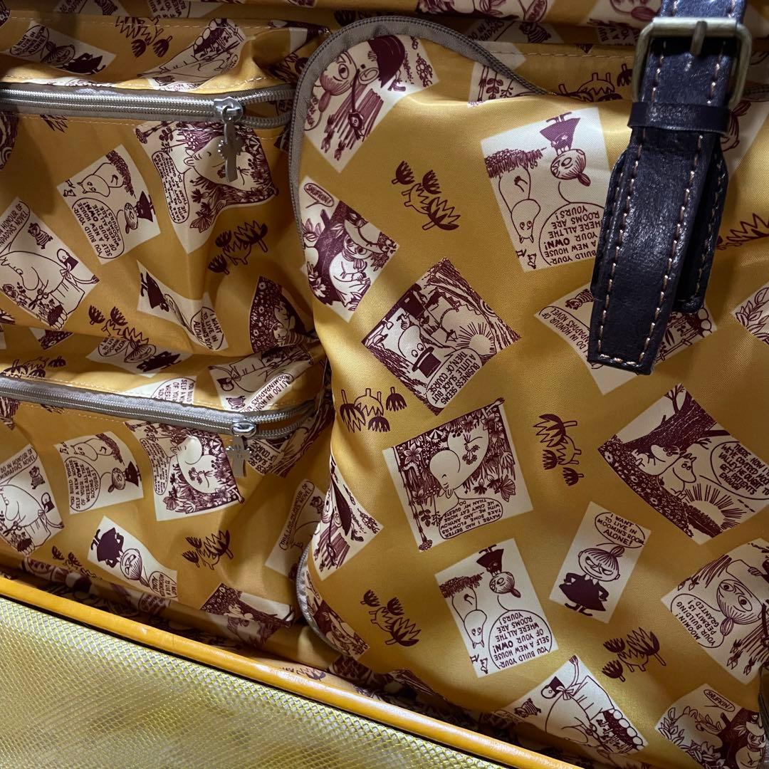 リトルミイ　ムーミン　キャリーケース　スーツケース 廃盤品　希少 35L 黄色