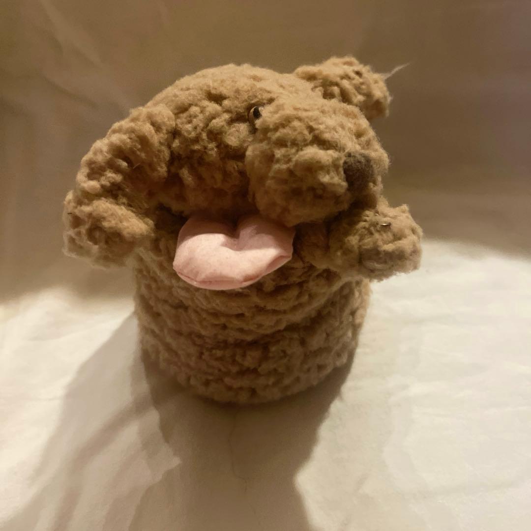 人気作家様　aiueaoui 犬のぬいぐるみ　入れ物