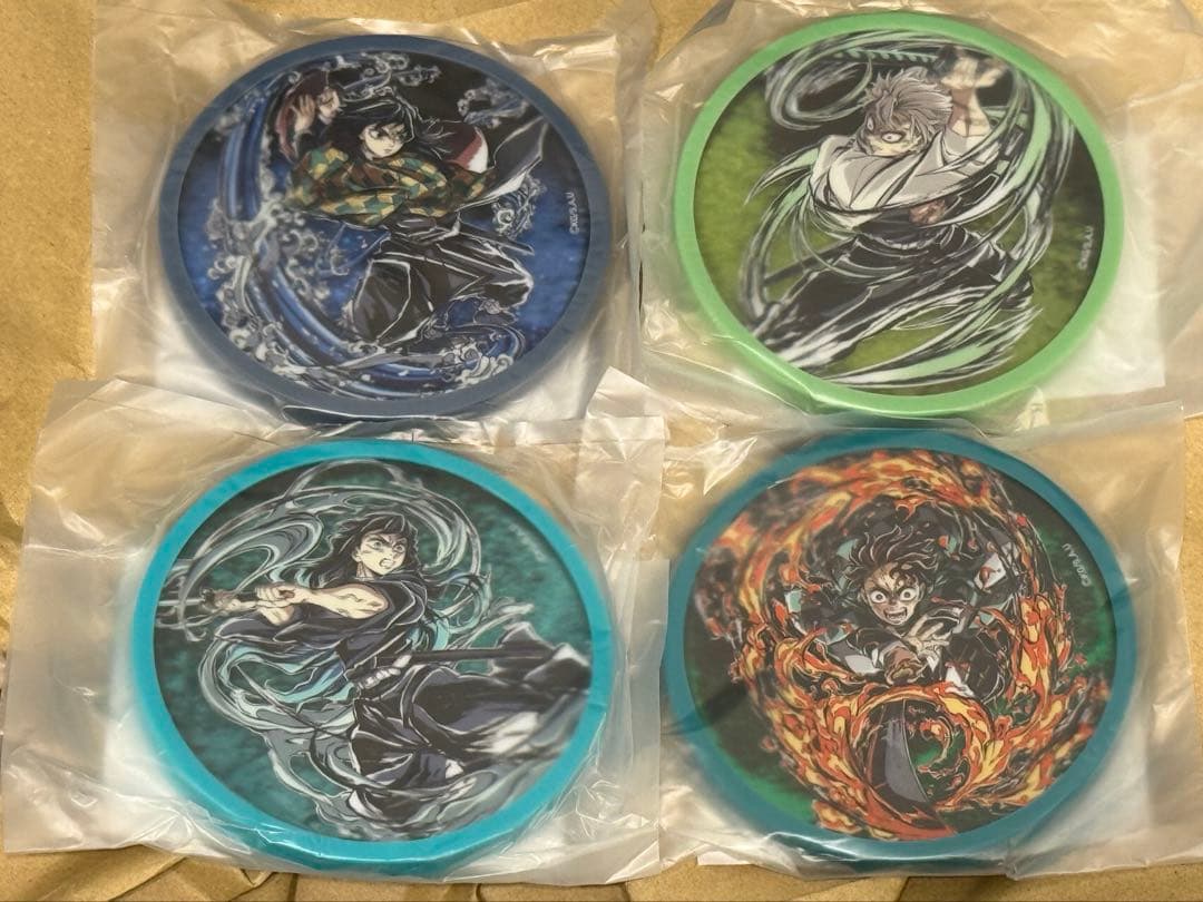 全集中展 アクリルコースター 義勇 実弥 無一郎 炭治郎