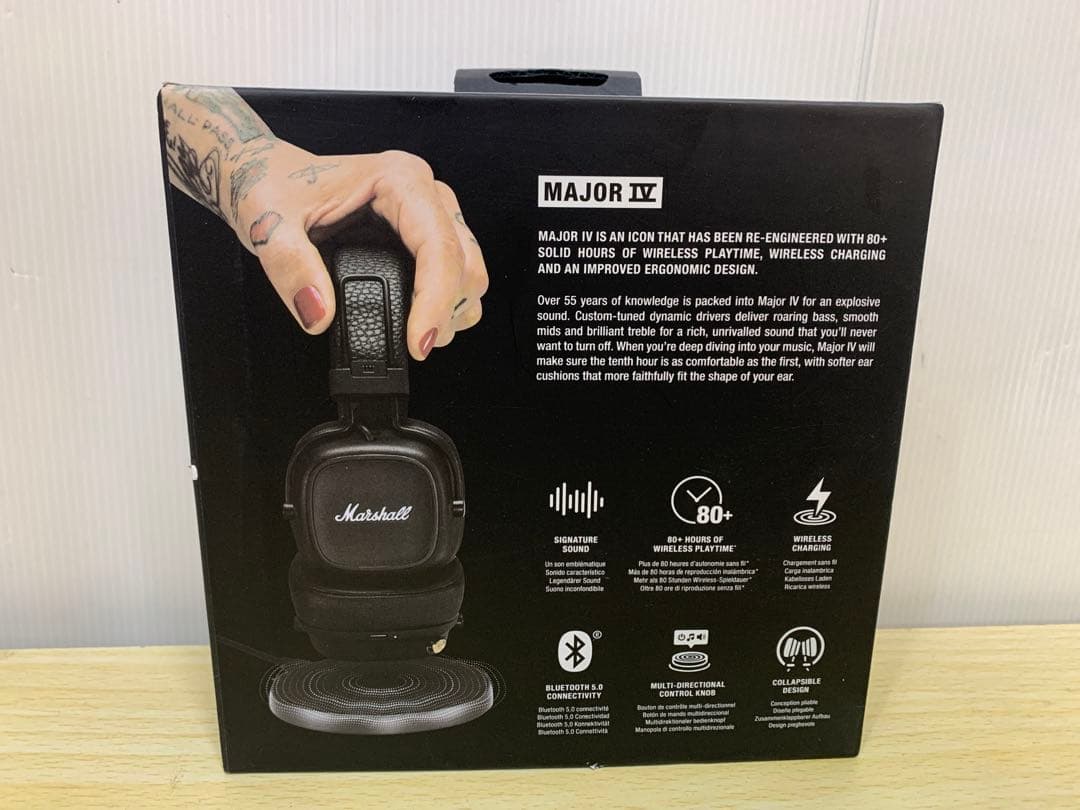 【未開封】Marshall MAJOR Ⅳ ワイヤレスヘッドホン