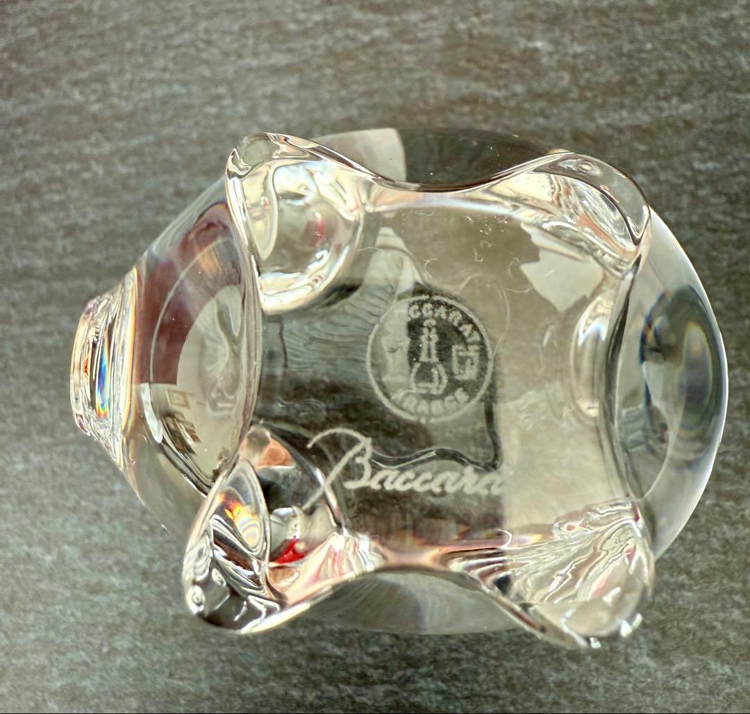 Baccarat クリスタル豚の置物
