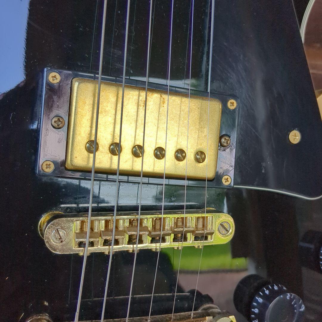 ノンブランド ブラック エレキギター ロックギタリスト応援