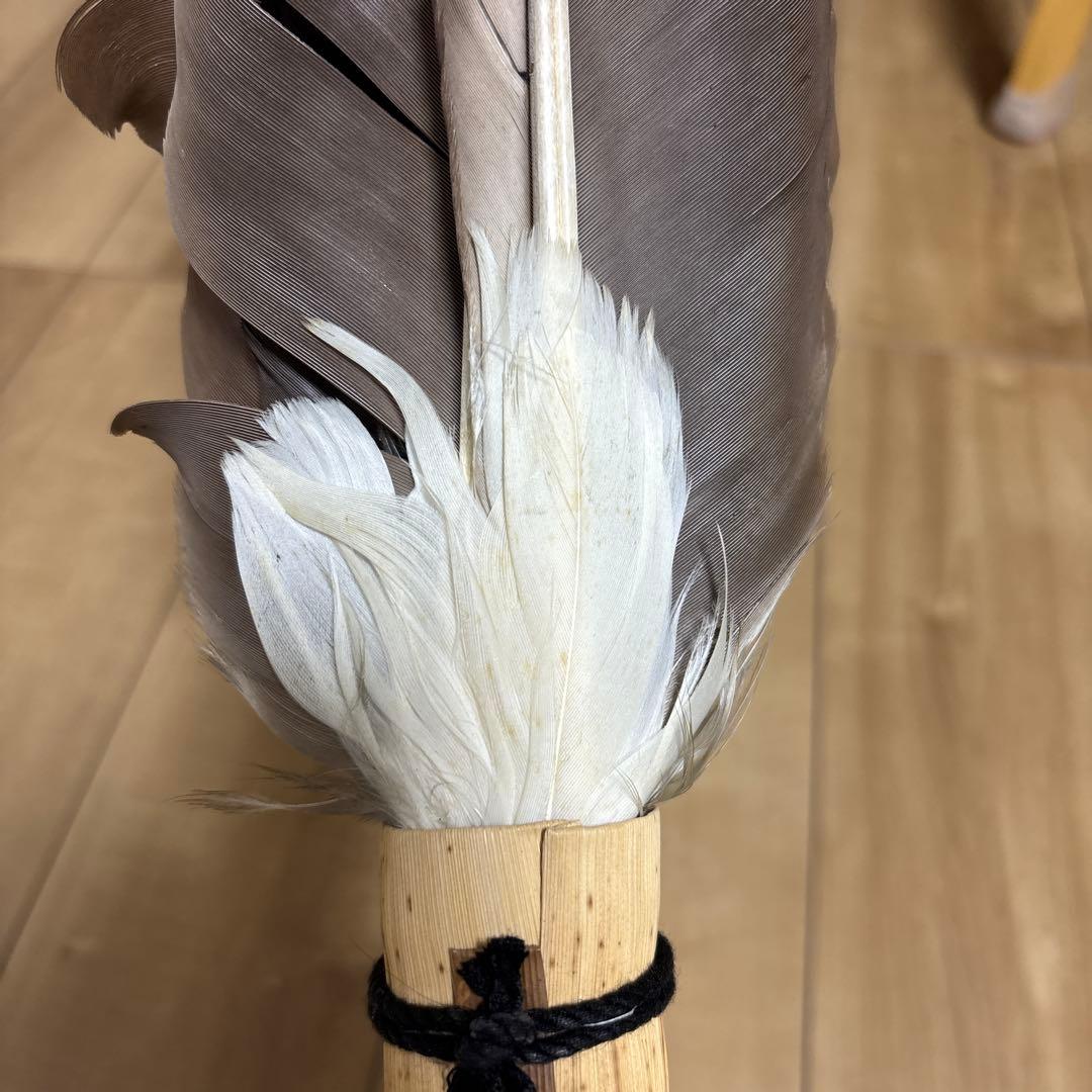 羽根御羽箒座箒（大) 茶道具茶道室58cm