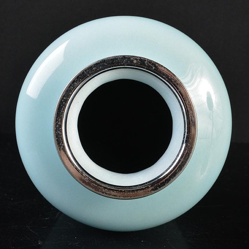 七宝焼　田村七宝工芸　花文瓶　M　R7526