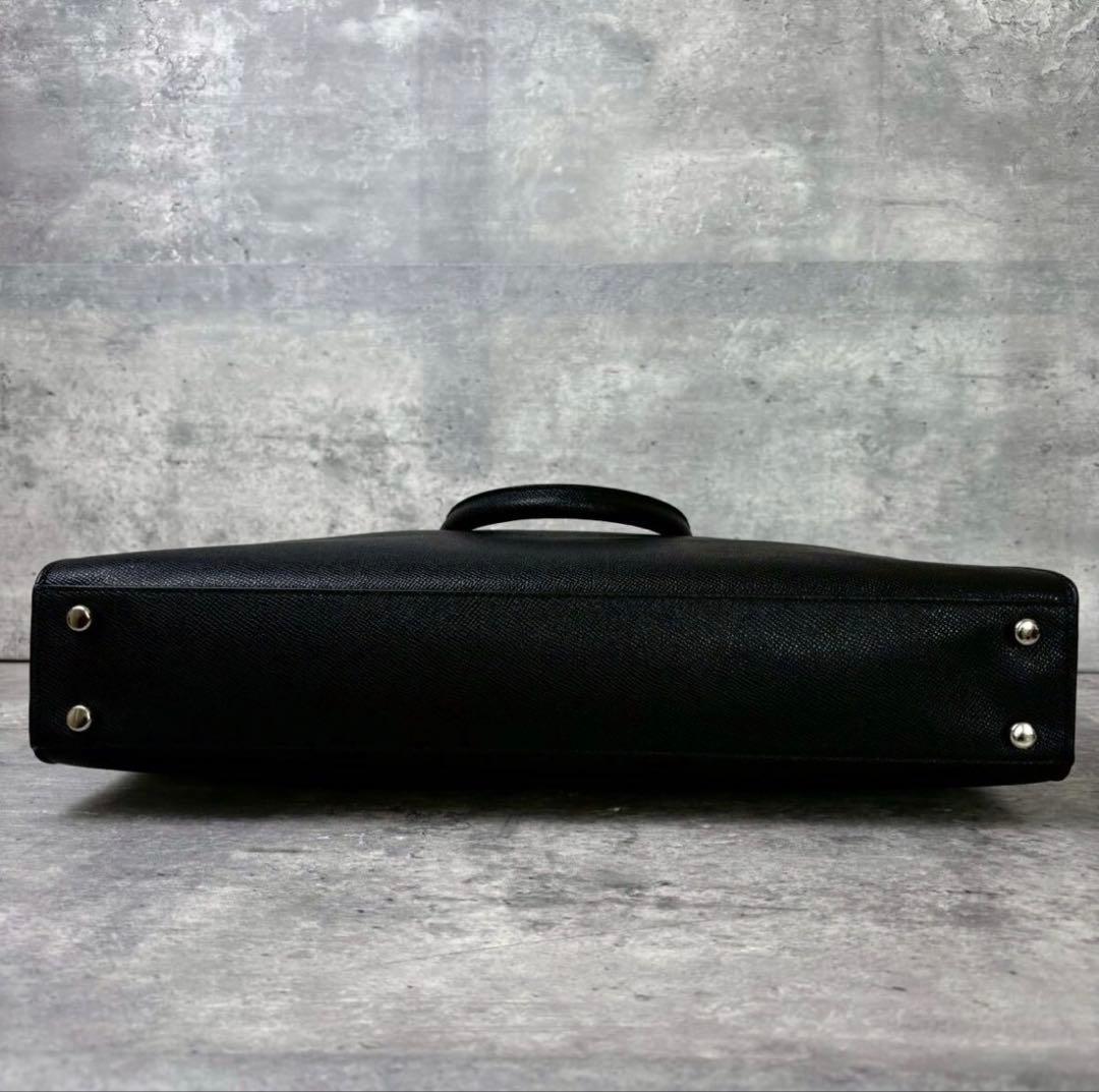 未使用級COACH コーチ メンズ ショルダー ビジネス レザー ブラック