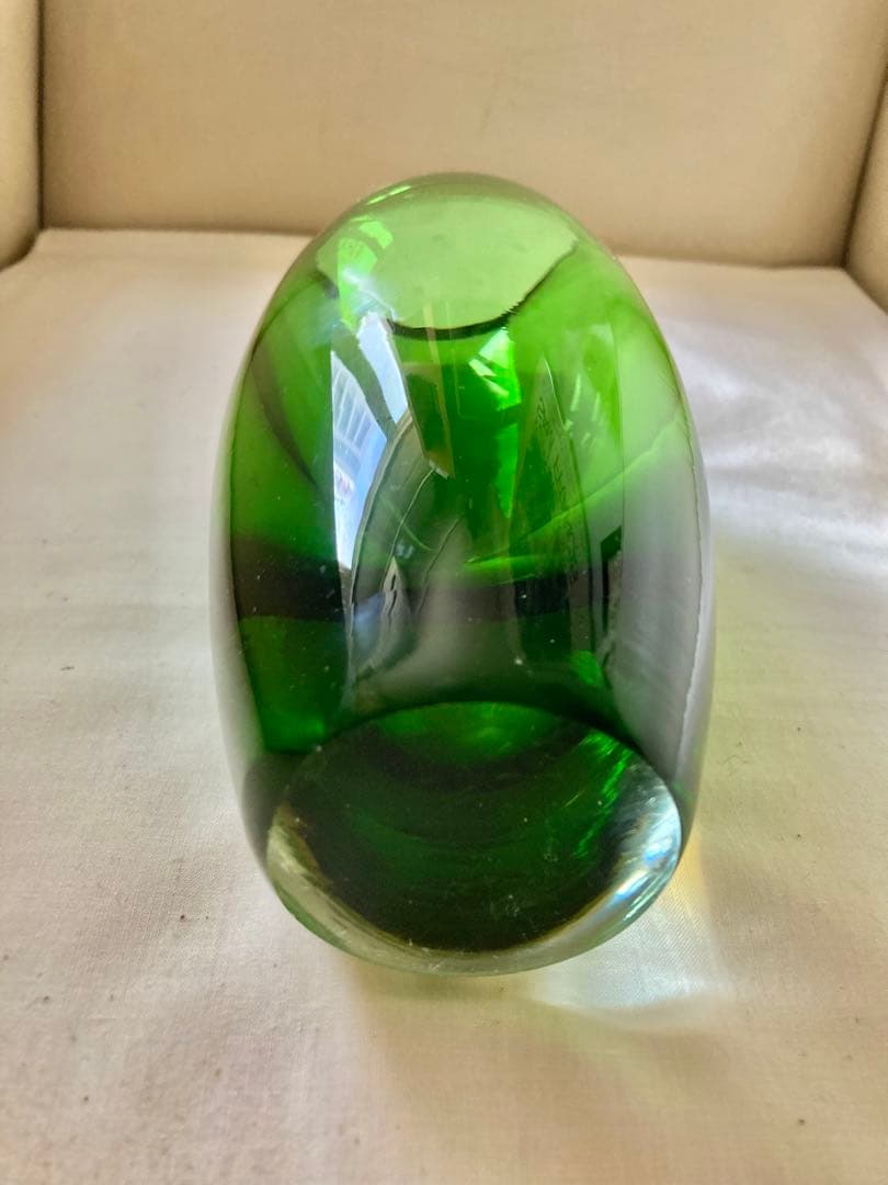 ビンテージクリスタルグラディ-ション花瓶