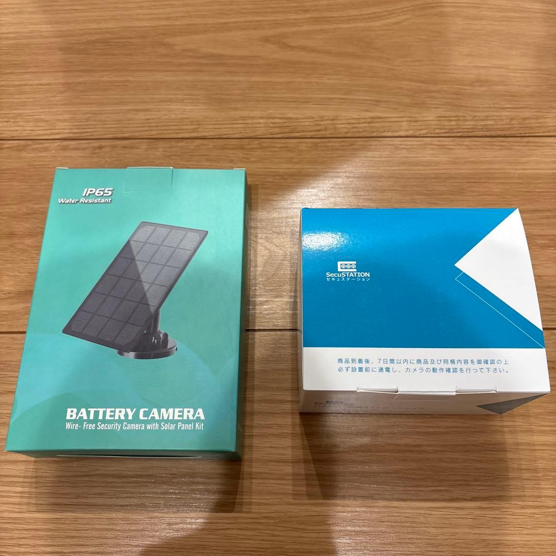 SecuSTATION SC-DB74 防犯カメラ　ソーラーパネル付