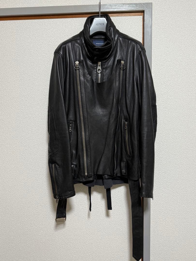 MIHARA YASUHIROレザー　ライダース ミハラヤスヒロ　サイズ48