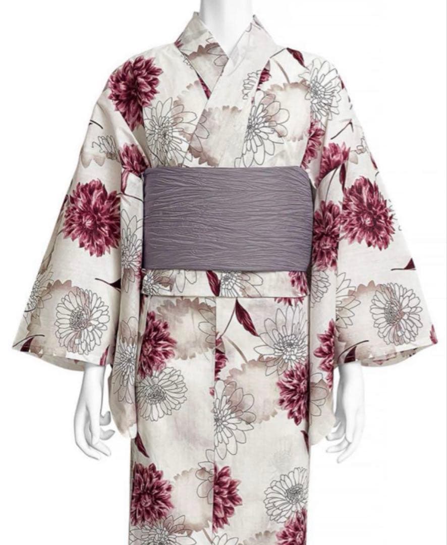 さい GRL 浴衣　tu1496 ダリア柄　新品