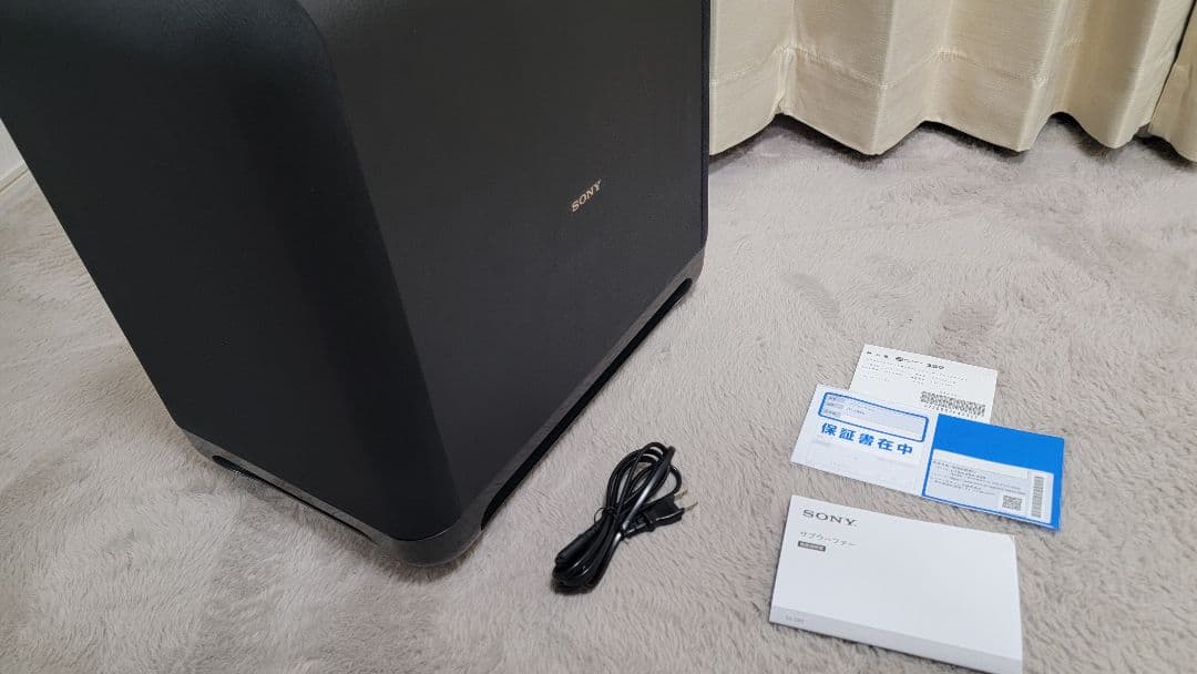 【ほぼ未使用・保証書付】SONY サブウーファー SA-SW5
