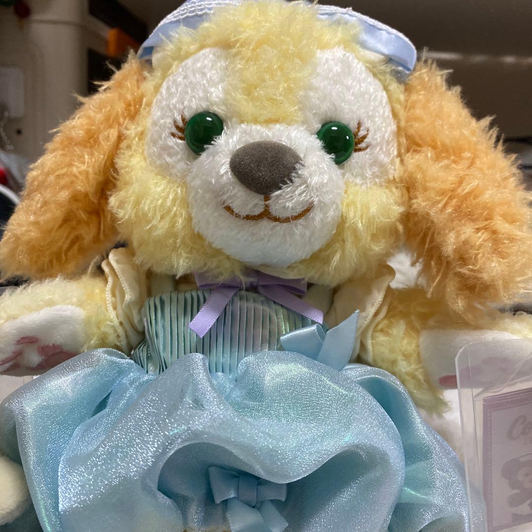 お顔厳選　上海ディズニー　サマー　クッキーアン　ぬいぐるみSSとマスコット