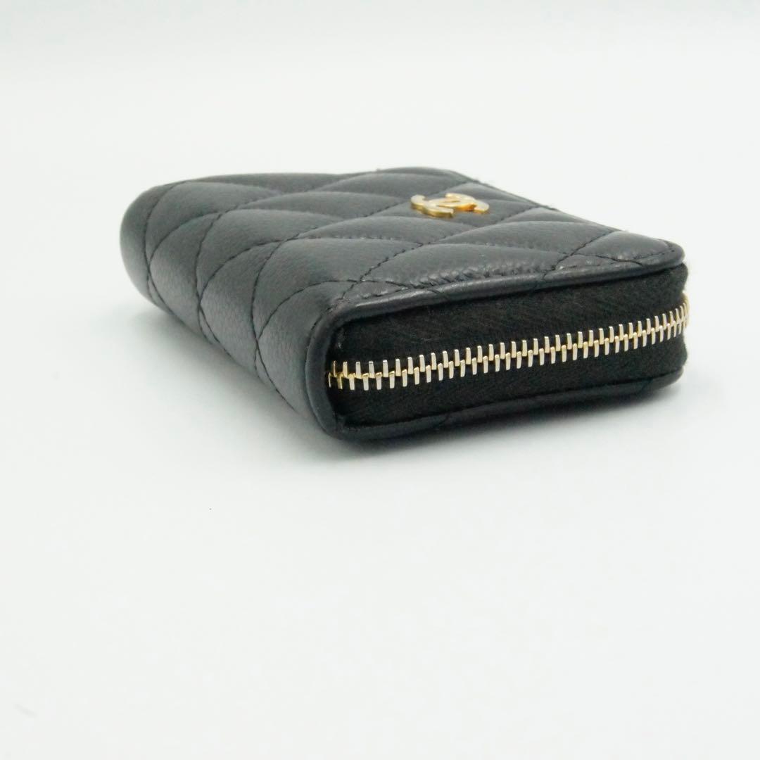 CHANEL シャネル ケース マトラッセ ブラック キャビアスキン