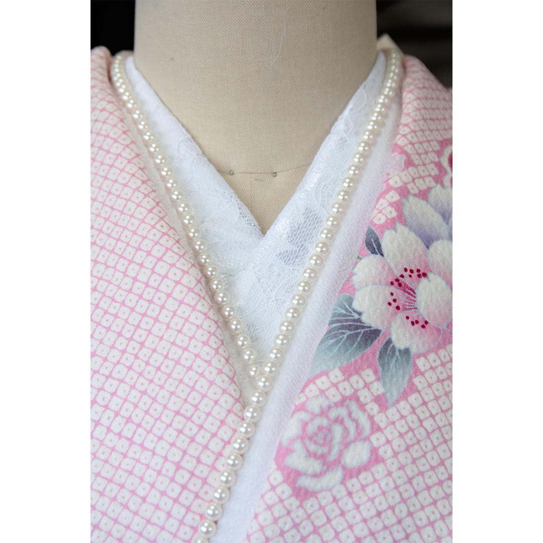 ほぼフルセット振袖8点セット丈169cmロリータピンク絞り風帯新品成人式RO28