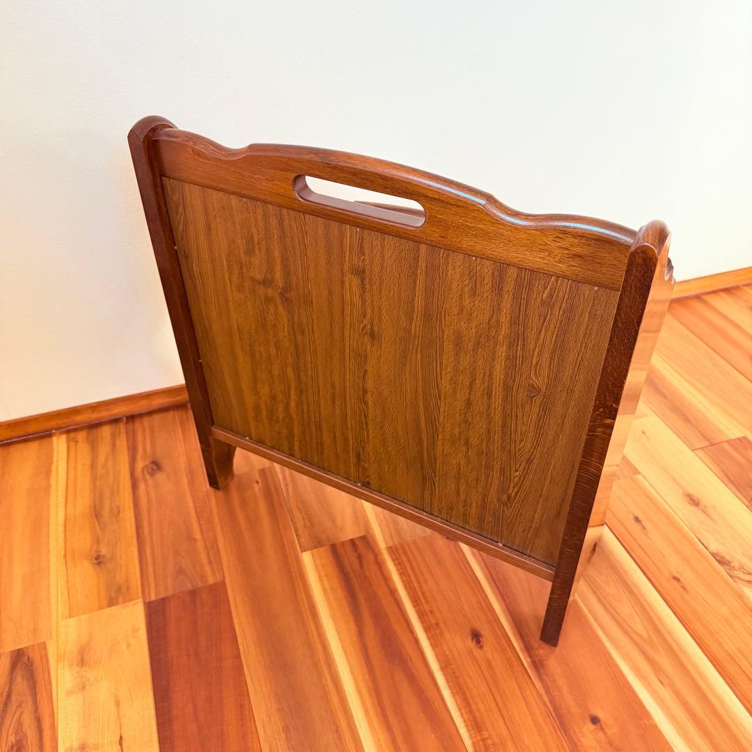 未使用品級　カリモク　マガジンラック　karimoku コロニアル