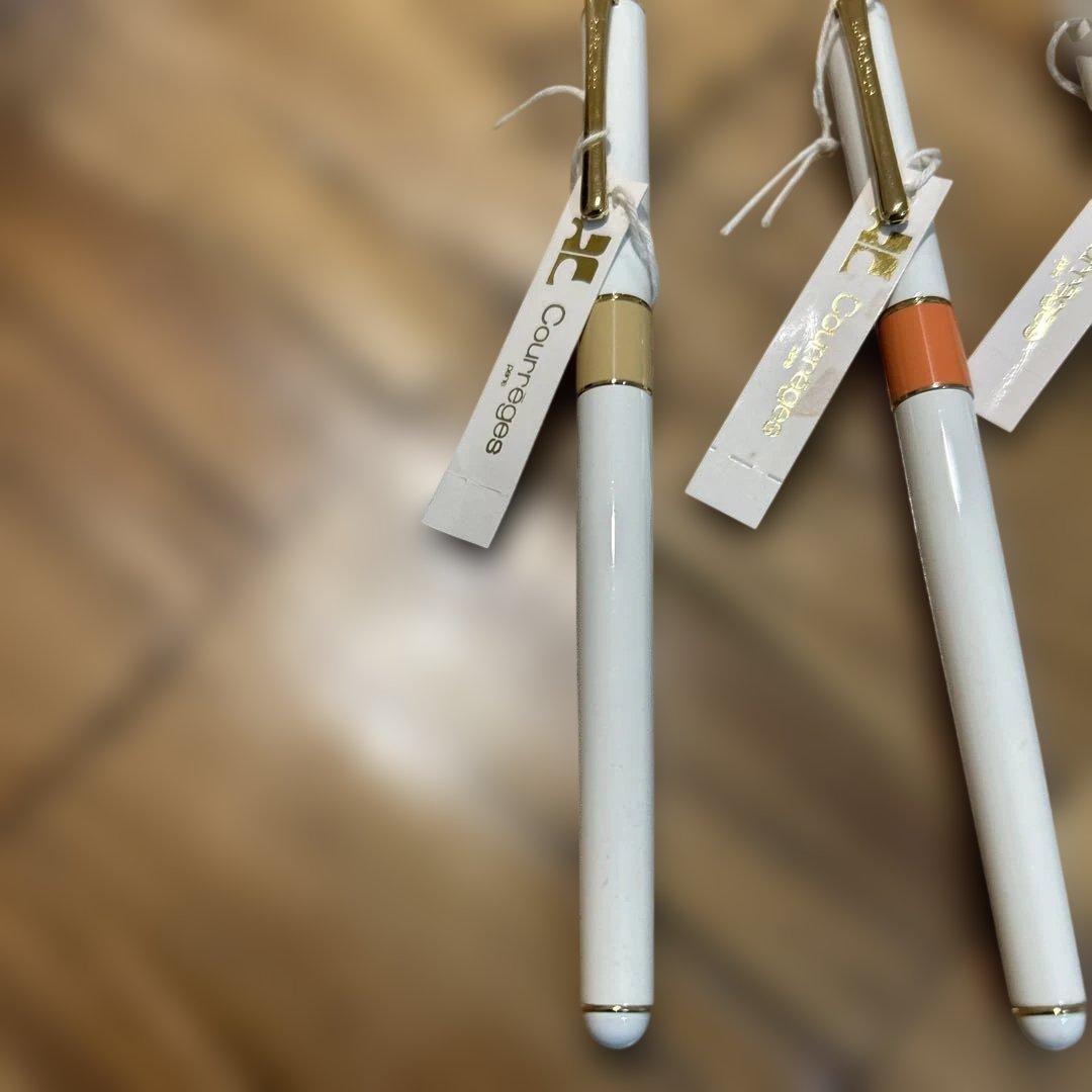 Courreges万年筆4本セット、ペン先14k