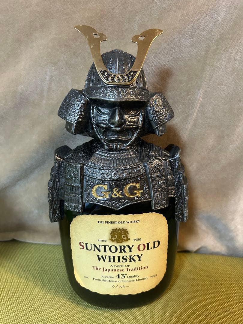 ニッカG&G　鎧　兜　ボトルカバー　昭和レトロ　戦国武将　レア