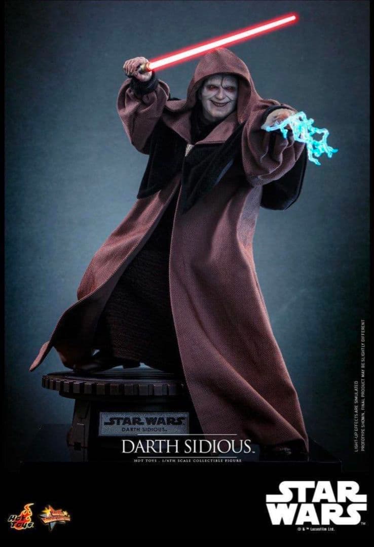 新品)ホットトイズ MMS745 ダース・シディアス1/6