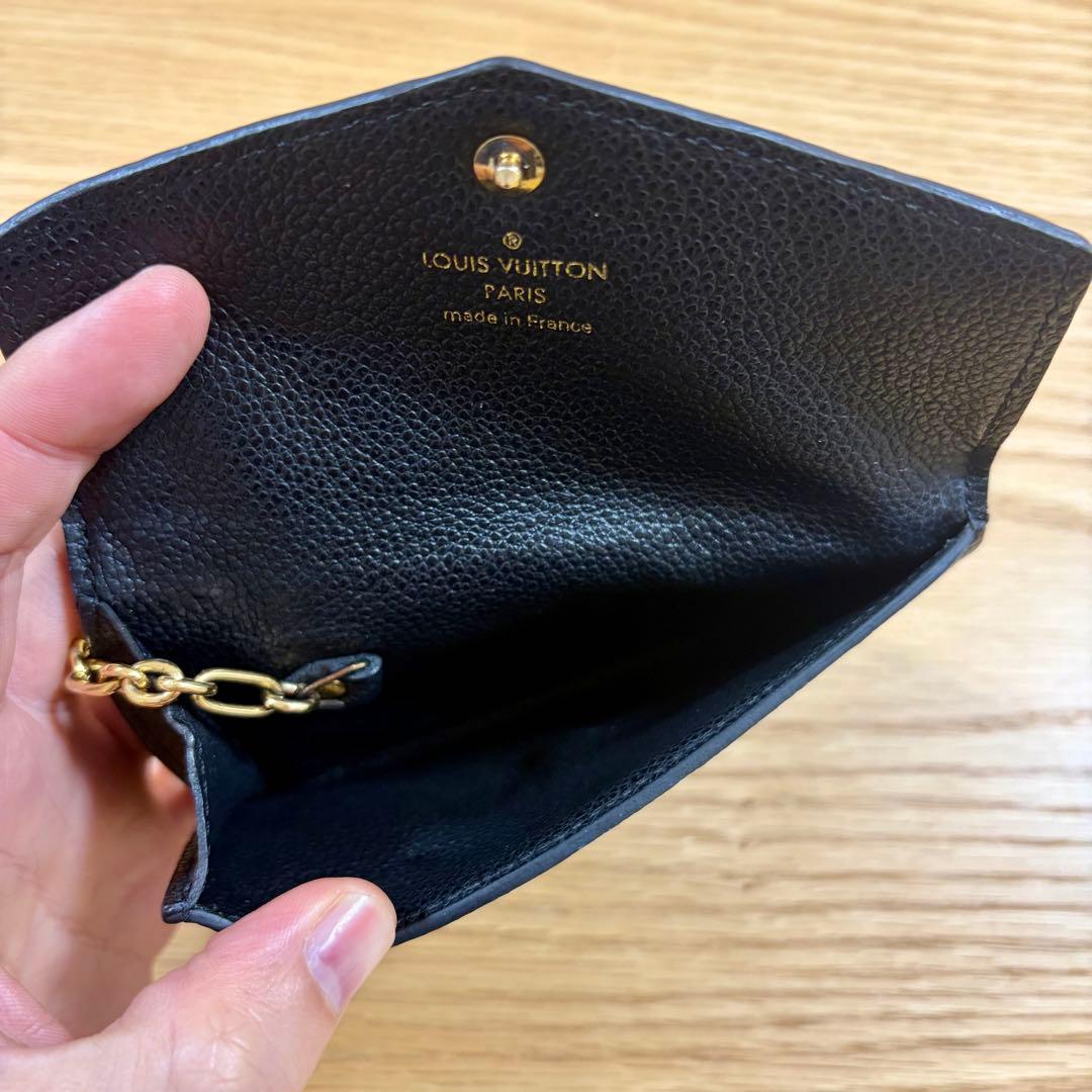 LOUIS VUITTON アンプラント　ポシェットクレ　ノワール　ルイヴィトン