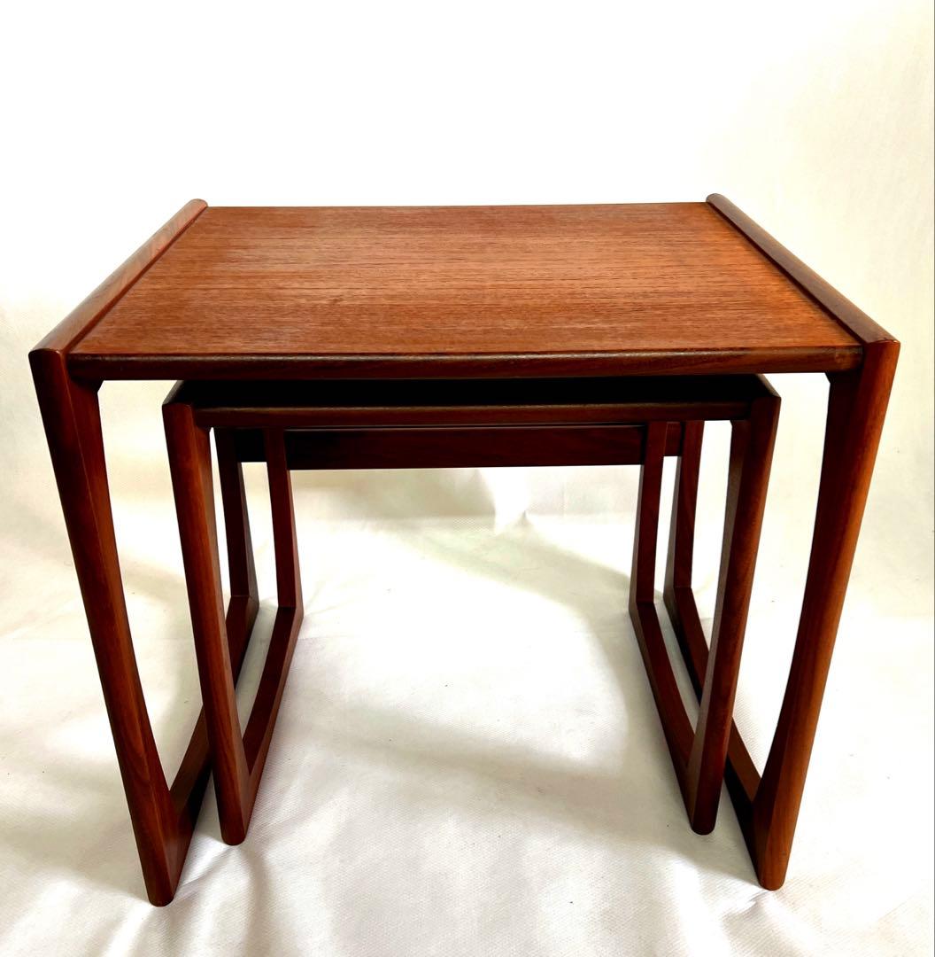 チーク材・ネストテーブル・G-PLAN・イギリスアンティーク・送料込み