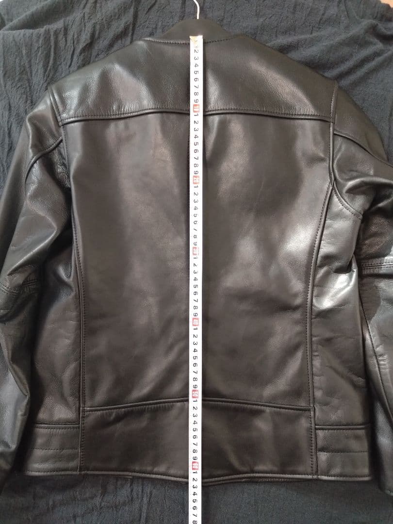 美品 Johnbull ノーカラー レザージャケット　Ｓ