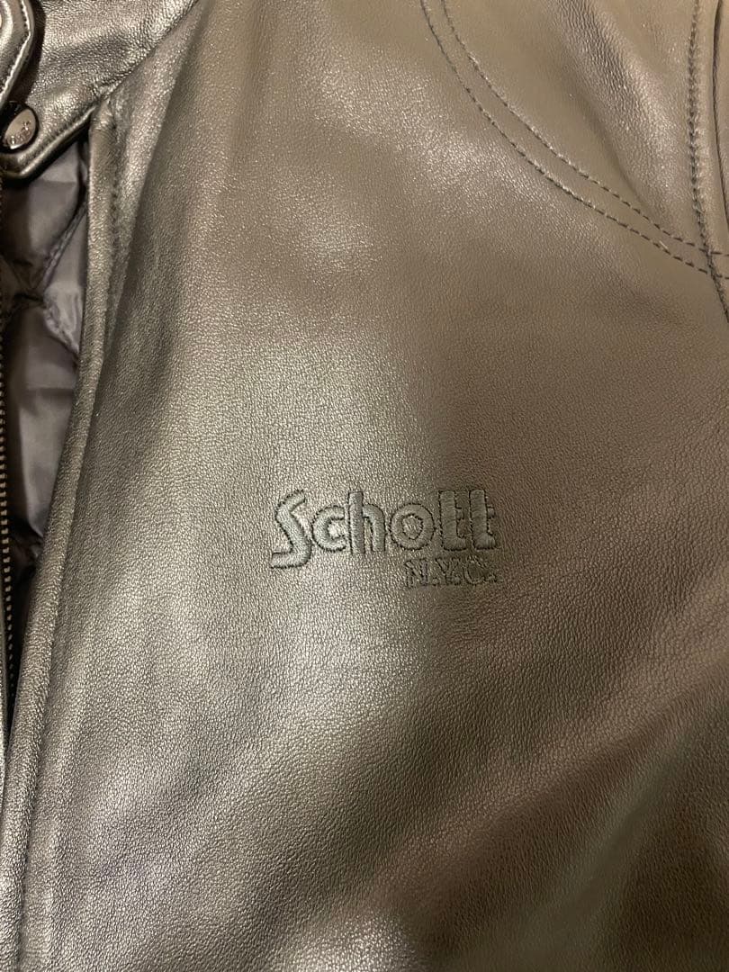 【最終価格】SCHOTT レザージャケット　シングルライダース