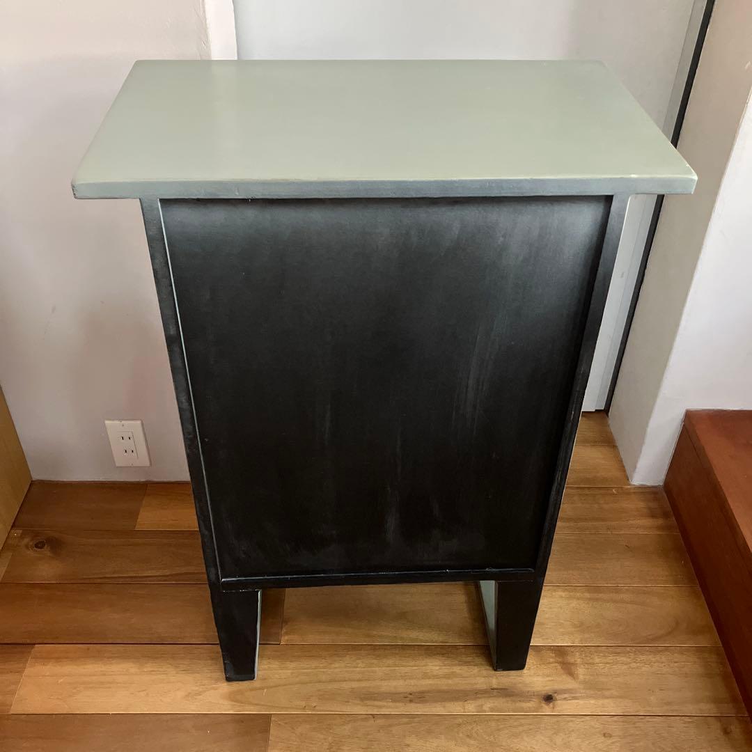 カラフルな木製チェスト 4段引き出し