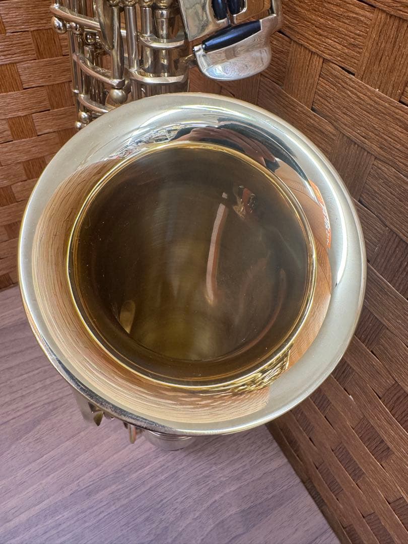 F053　メーカー不明　楽器　管楽器　アルトサックス　ケース付