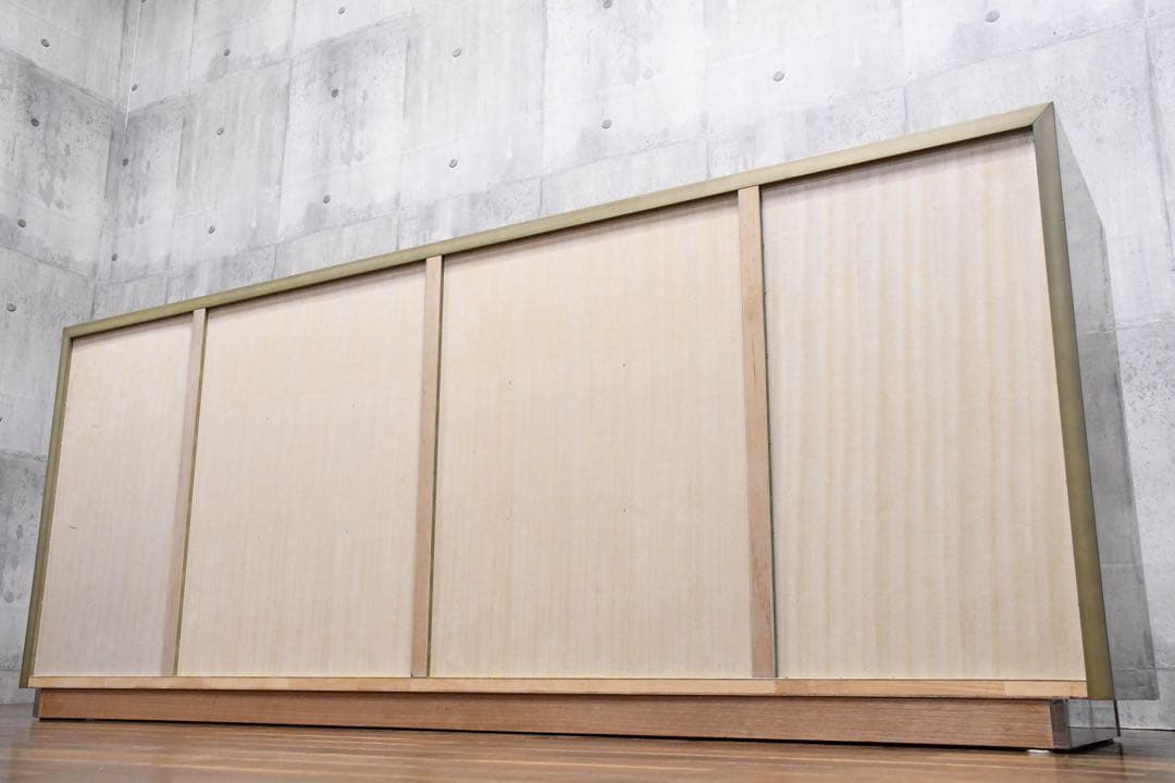 EHK32 美品 IDC大塚家具 デコレ サイドボード 79万 バスウッド材