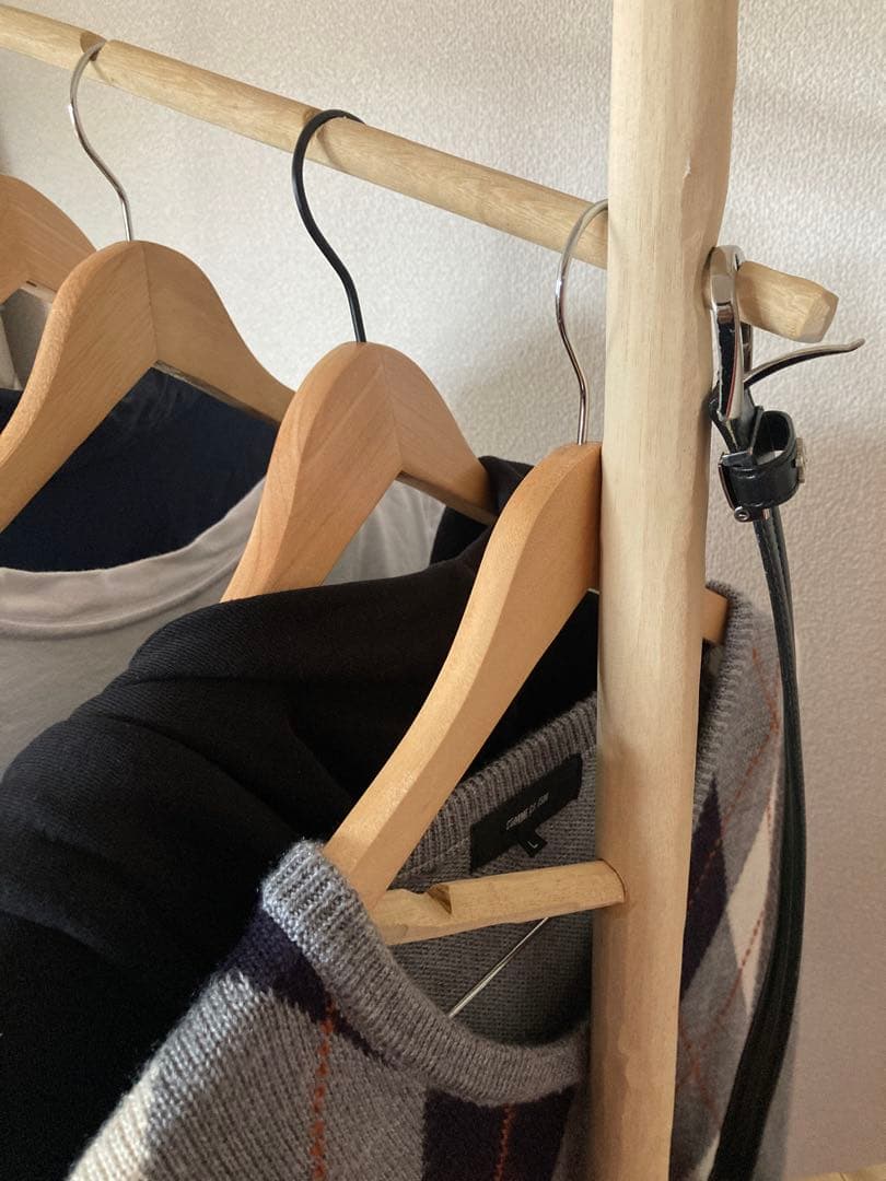 み*ん様 SENDAN 一枚板使用ハンドメイドハンガーラック