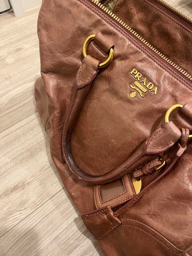 レア　PRADA hand bag ボストンバッグ　vintage プラダ