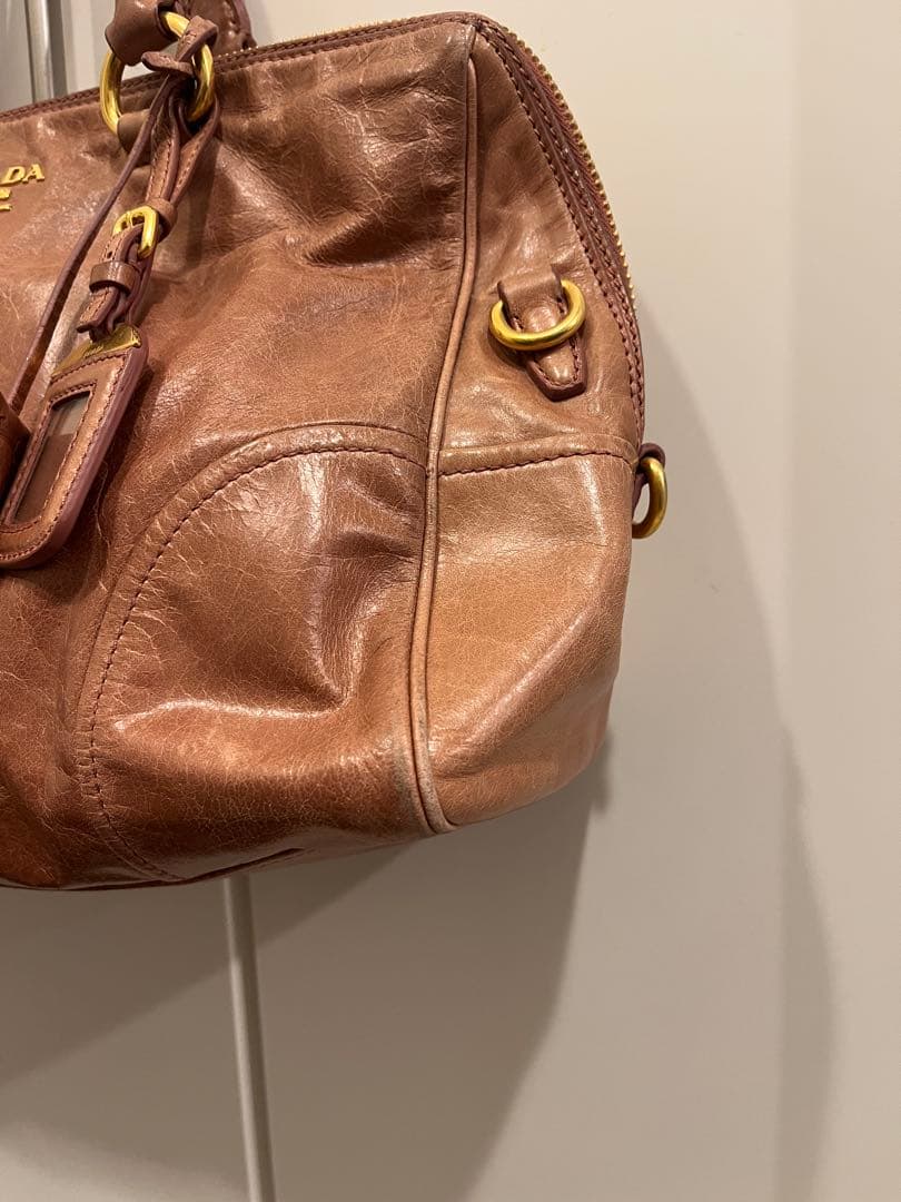 レア　PRADA hand bag ボストンバッグ　vintage プラダ