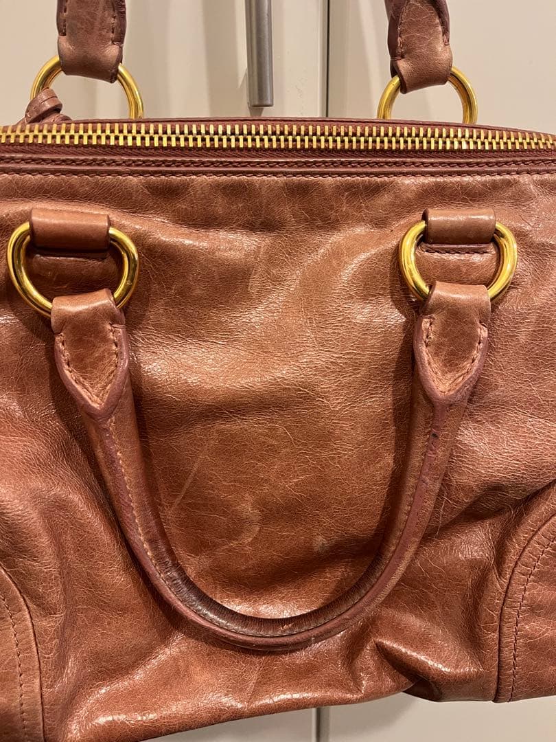 レア　PRADA hand bag ボストンバッグ　vintage プラダ