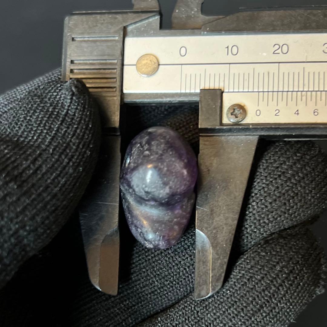 古墳時代 出雲形 勾玉 紫水晶◎美形 ころっと可愛い小ぶり奈良県伝承 古代装身具