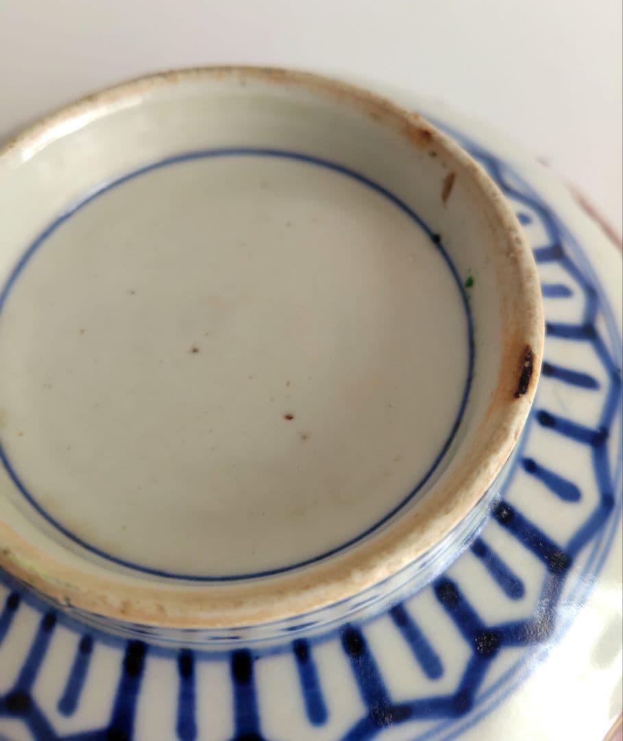 古伊万里　色絵大鉢3個セット『ドラゴン&鶴』江戸〜明治　アンティーク　骨董　金彩