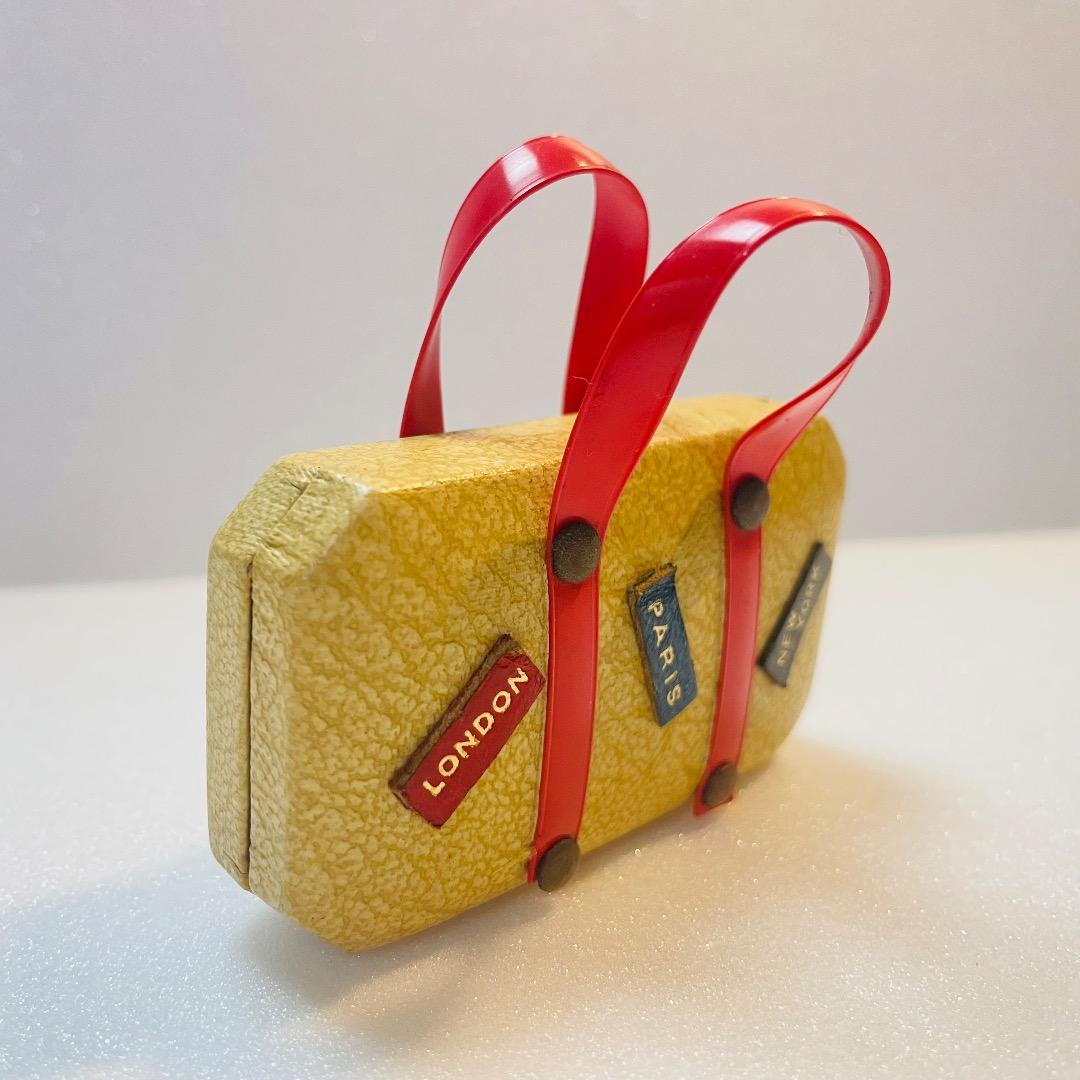 イギリス　ヴィンテージ　スーツケース型ミニネイルセット