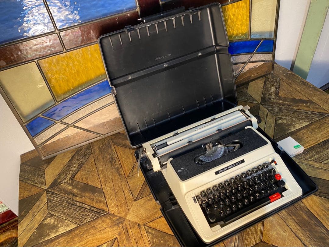 アンティーク タイプライター インテリア ホワイト 白 当時物 ビンテージ