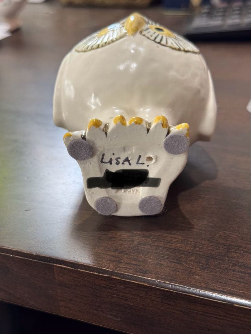 スエーデンの森の白いふくろう　リサラーソン