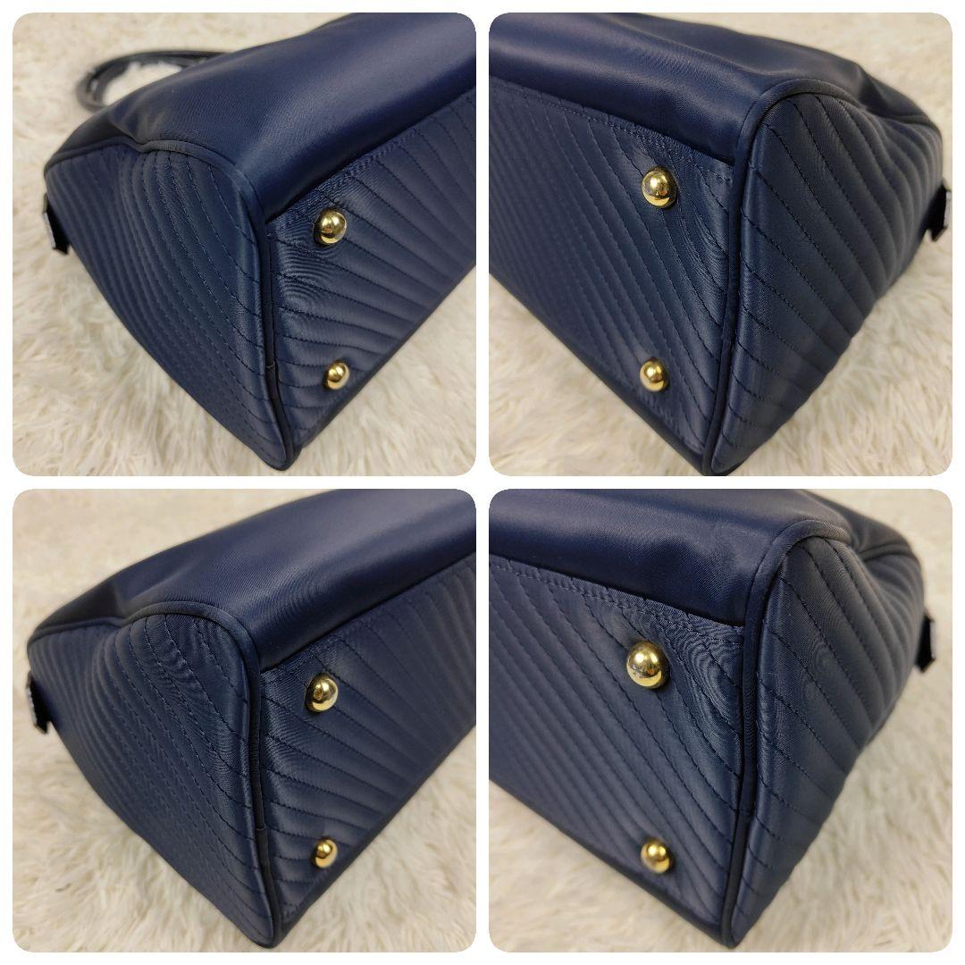 本日限定価格　イヴサンローラン　ミニボストンバッグ　　キルティング　YSLロゴ